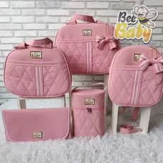 KiT BOLSAS MATERNIDADE COM FiTA LUXO