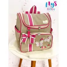 mochila luxo 2 em1 impermeável  borboleta