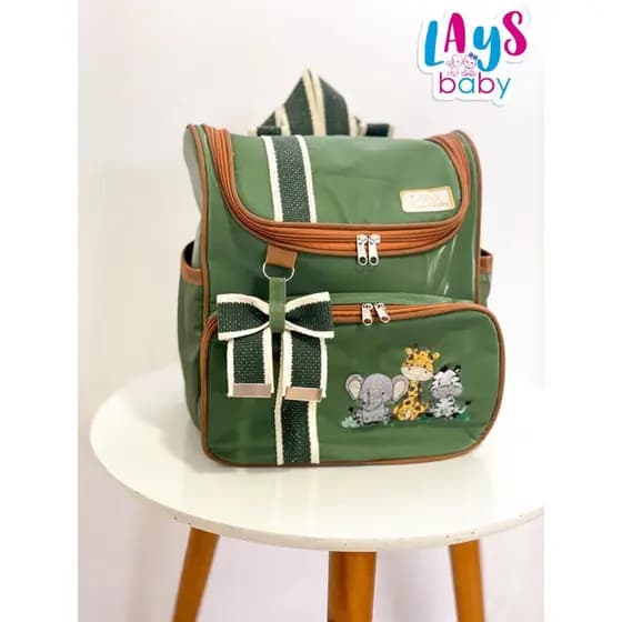 mochila 2 em1 luxo  safare empertigáveis