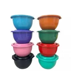 Pote plástico 350 ml com vedação premium e tampa click envio imediato