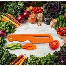 Fatiador descascador de legumes verduras em geral corte fino e preciso donas de casa facilidade