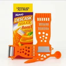 Descascador 8 em 1 lâmina em aço inox cozinha prática dona de casa utilidade domestica