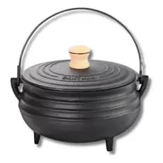 Caldeirao De Ferro Tripe 2,1 L Panela Mineira Envio Imed