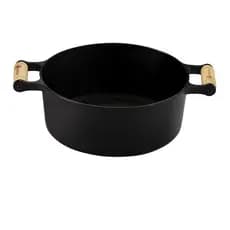 Cacarola Panela de ferro fundido Indução 28cm Sem tampa