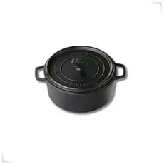 Panela Ferro Fundido Indução Cocotte 18 Tampa de ferro