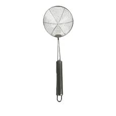 Escumadeira Fritura Aço Inoxidável Maciço 32cm