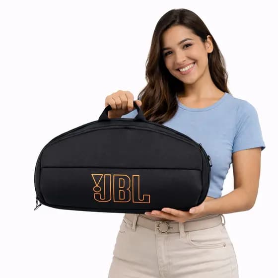 Capa Case de Boombox 1 2 3 4 Acolchoada Bolso Compatível Zíper Reforçado Duplo