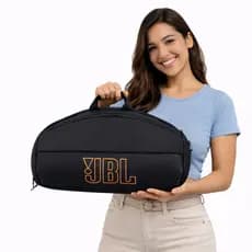 Capa Case de Boombox 1 2 3 4 Acolchoada Bolso Compatível Zíper Reforçado Duplo