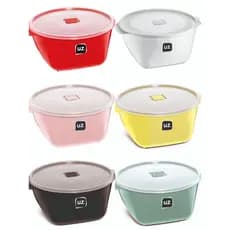 Pote Redondo 4 Litros Tampa Transparente Uz