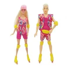 30cm Baby Doll Movie Novo Estilo Patins Patins de Rolo Patins de Moda Casal de Bonecas