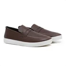 Sapato Mocassim Masculino Sola Alta Loafer Confortável Moda