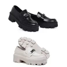 kit de 02 pares de Sapatos mocasssins Especial
