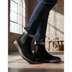 Botina Chelsea Tratorada Colorado Casual Masculina Em Couro Camurça London