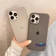 Capa De Silicone Aveludado Para iPhone 16 15 14 13 11 12 Pro Max