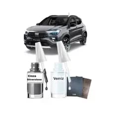 Tinta Tira Risco Retoque Automotivo Fiat Pulse Cinza Silverstone