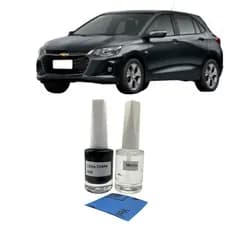 Tinta Tira Risco Auto Gm Onix Equinox Onix Plus Cinza Drake Cinza-escuro