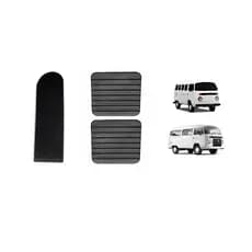 Pedal Acelerador e Capas pedal Freio e Embreagem Kombi Clipper 76 A 1997 Carat 1998 Até 2013