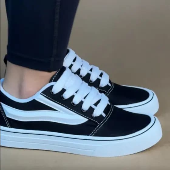 Tênis Feminino Retro Urbano Casual Skate Confortável para Trabalhar