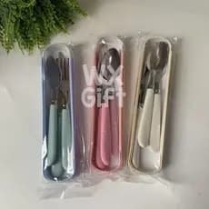 Jogo de Talher 3 peças Tons Pastel - Interponte / WX Gift