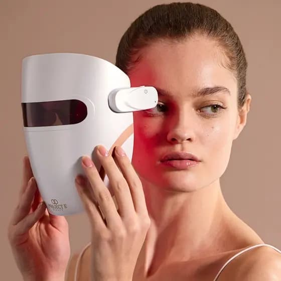 Project E Beauty Lumamask Pro | Máscara LED Terapia | Antiaging e Antiacne | Com Infravermelho