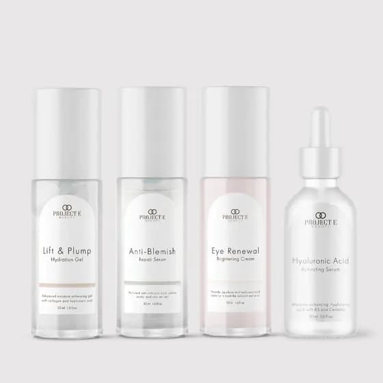 Project E Beauty Moisture & Tighten Skincare Gift Set | Lift & Plump Hydration Gel