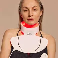 Project E Beauty LumaLux Neck & Dec | Máscara Profissional de Fototerapia LED | 8 Modos de Luz