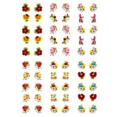 Kit com 240 Adesivos de Unha Decorados, Nail Art Fácil, Prática e Estilosa