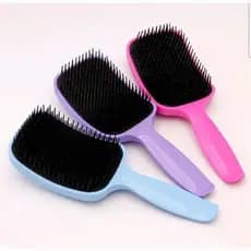 Escova Raquete Flex Desembaraçadora Cabelos Longos e Cacheados – Escova de Cabelo Profissional