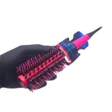 Escova Profissional Para Cabelo de Cerdas Naturais de Javali Tamanho Médio Para Escovação e Penteados Cabelereiro