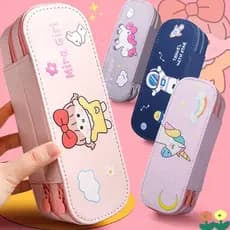 Caixa de papelaria estudantil de camada dupla1043-7076