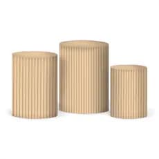Trio Capas de Cilindro Vest Fácil Sublimados Helanca Premium Tema Ripado