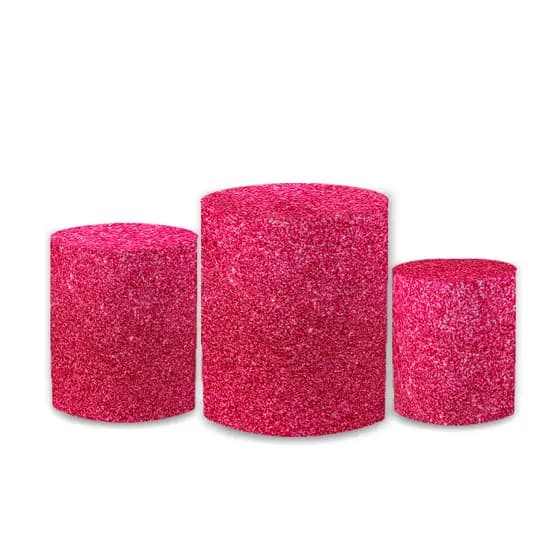 Trios De Capas De Cilindros Tecidos Sublimados Helanca Premium Festas Cores Glitter Kids Aniversário