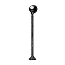 Válvula Para Mictório Preto Com Canopla E Flexível 30Cm Blukit - Original