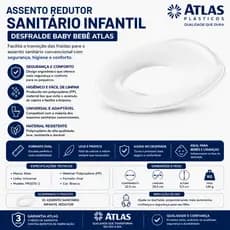 Assento Redutor Sanitário Infantil Desfralde Baby Bebê Atlas
