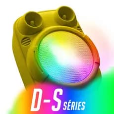 Caixinha De Som Portátil Bluetooth Led Rgb Fm Integrado Função TWS Suporte Celular Mp3 Cartão Sd Usb
