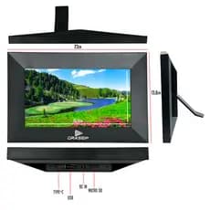 Porta Retrato Digital 7” IPS WiFi Touch Screen 16GB Full HD 1280x600