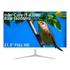 Computador All In One Intel I5 8GB RAM 512 SSD 1080p Full HD Tela 23.8" Som integrado Bluetooth 4.2 HDMI VGA P2 Wi-Fi