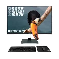PC AOC All In One Intel Core I5 12ª Geração 16GB RAM DDR4 SSD 512GB Display 27 Polegadas Full HD C/ Teclado+Mouse Win 10