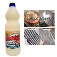 Detergente Desengordurante Limpeza Pesada Limpa Panela Grelha Remove Sujeira  Compativel com Ajax Desomax 1Litro