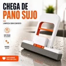 Mini Mop De Pia Auto Torcao Rodo Esponja Absorvente Limpeza Rapida Bancada Cozinha Banheiro