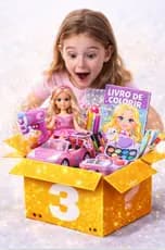 Kit 5 Brinquedos Menina Infantil Boneca Maquiagem Slime Livr