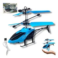 Helicóptero De Brinquedo Com Sensor - Azul