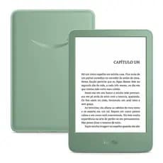 Kindle 11ª (16GB – modelo 2024), com Tela Antirreflexo, Luz Frontal Ajustável, Cor Verde, B0CP31QS6R