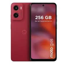 Smartphone Moto G05, 256GB, Tela 6.7", Câmera Traseira 50 MP, Vermelho, MOTOROLA