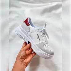 Tênis Feminino Couro Bottero Bothobart XXIV 365103 Casual Versátil Estiloso Blogueira Preto e Branco