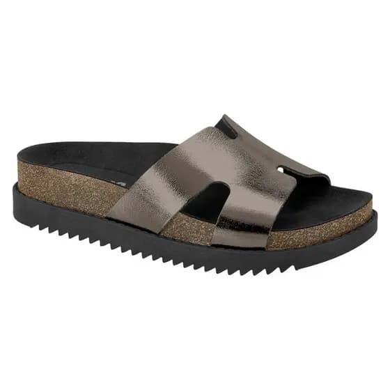 Sandália Papete Casual Feminina Moleca 5500-100