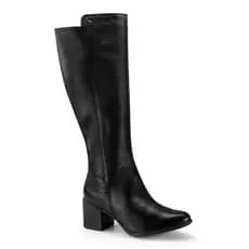Bota Cano Longo Preta Couro Bottero Bottorino XXIII