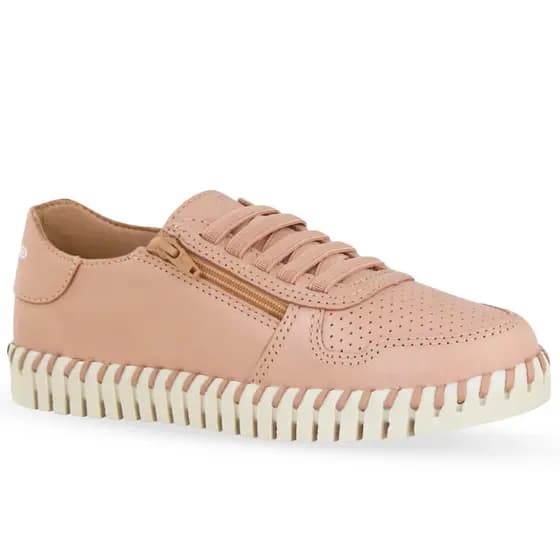 Tênis Feminino Couro Bottero 369505 Casual 2cm