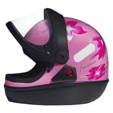 Capacete Fechado San Marino Taurus Femme Rosa