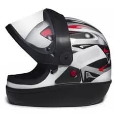 Capacete Fechado San Marino Taurus Grafic Branco